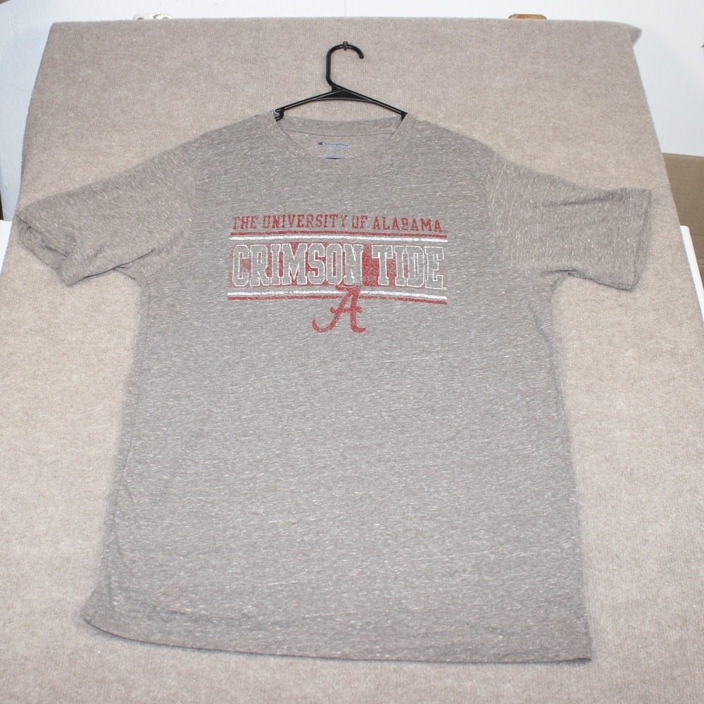 Champion University of Alabama Crimson Tide T-Shirt Mens Large Brown Tri-Blend